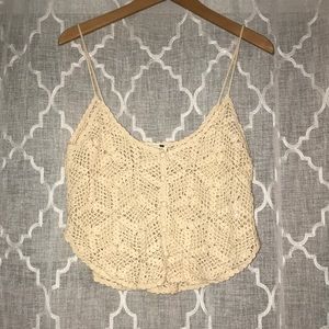 Crocheted top